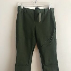 Green J.Crew Minnie pant, Size 4